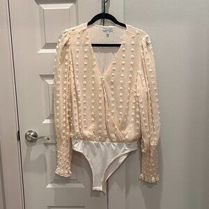 White Birch Cream Colored Bodysuit